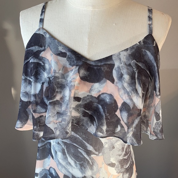 NWT ALI & JAY spaghetti straps,  high low, fit & flare sundress. Dressy, casual - Picture 2 of 15